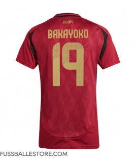 Günstige Belgien Johan Bakayoko #19 Heimtrikot Damen EM 2024 Kurzarm